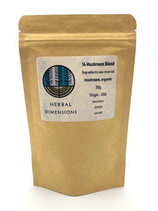 14 Mushroom Blend– Herbaldimensions.com